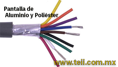 imagen cable blindado con pantalla de Aluminio