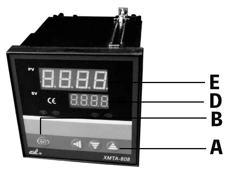 XMTA-808, Piromometro de Temperatura.