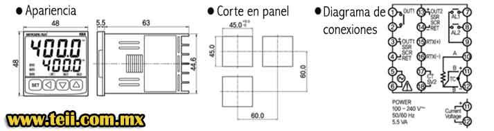 Diagrama de conexión hx4 imagen