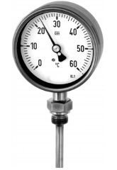 Termómetro Para Horno De Leña 100°c - 500°c Vastago 9 PLG