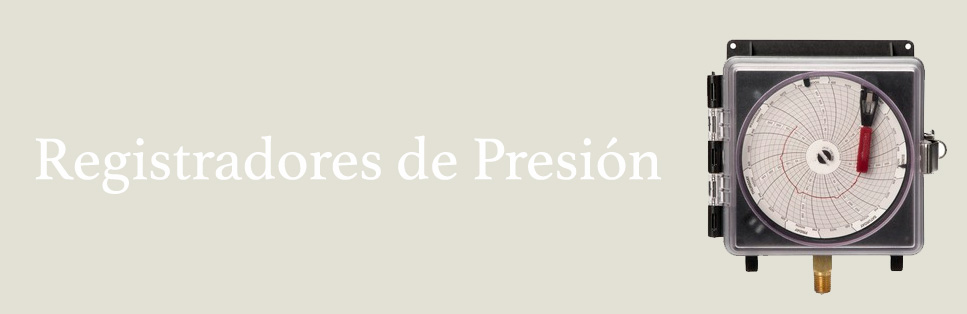 Registradores de presion y seales industriales linealizadas.