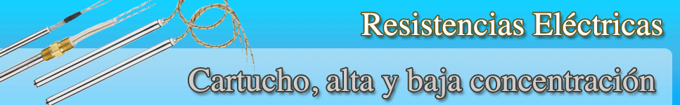 resistencia electrica cartucho para calentar procesos industriales